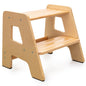 2-Step Wooden Stool for Kids