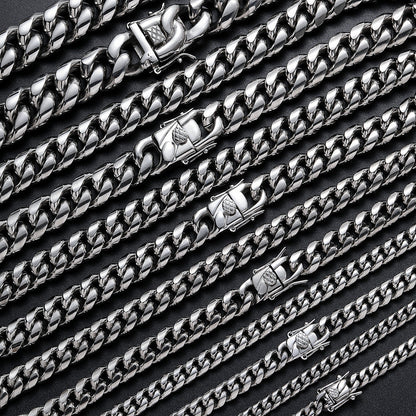 Men's Link Chain Stainless Steel Domineering Hip Necklaces