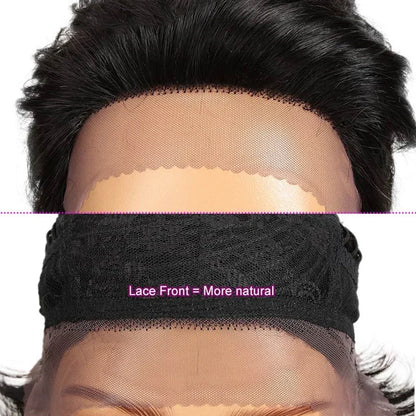 Pixie Cut Lace Front Wig | Short Straight Peruvian Human Hair for Black Women