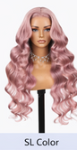 Chestnut Brown Virgin Human Hair 24' Lace Wig Straight Lace Front